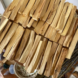 Organic Wholesale Palo Santo Sticks from PERU,0.5in diameter Bulk, Palo Santo at Wholesale Price, FREE SHIPPING image 5
