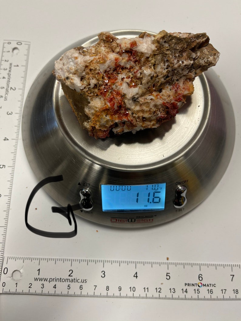 Natural Vanadinite Mineral Large pcs 1 of each Origin Morocco Red Vanadinite specimen Rare Vanadinite crystal