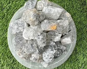 Black Rutilated RAW , 0.75"-1.25" Size, Wicca, Witchcraft, Tumbling, Cabbing, Fountain Rocks, Decoration, Polishing. RAW Black Rutilated