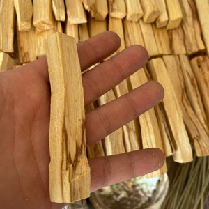 Organic Wholesale Palo Santo Sticks from PERU,0.5in diameter Bulk, Palo Santo at Wholesale Price, FREE SHIPPING image 8