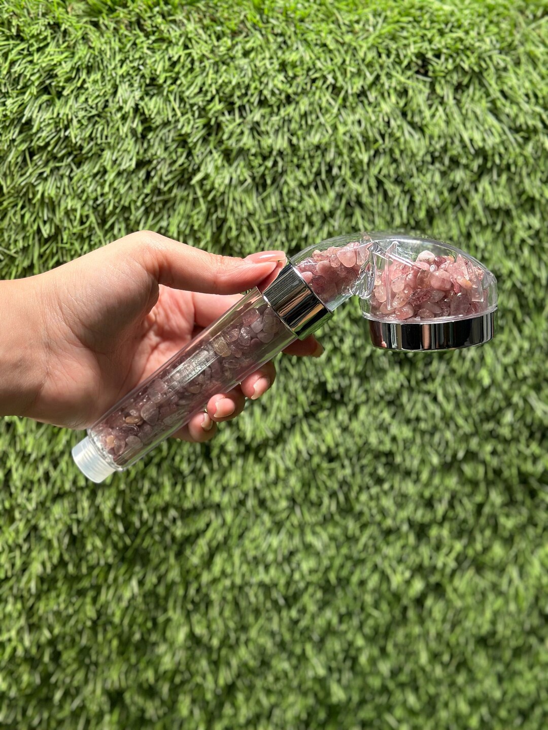 Strawberry Quartz Shower Head / Highpressure Handheld Shower Etsy