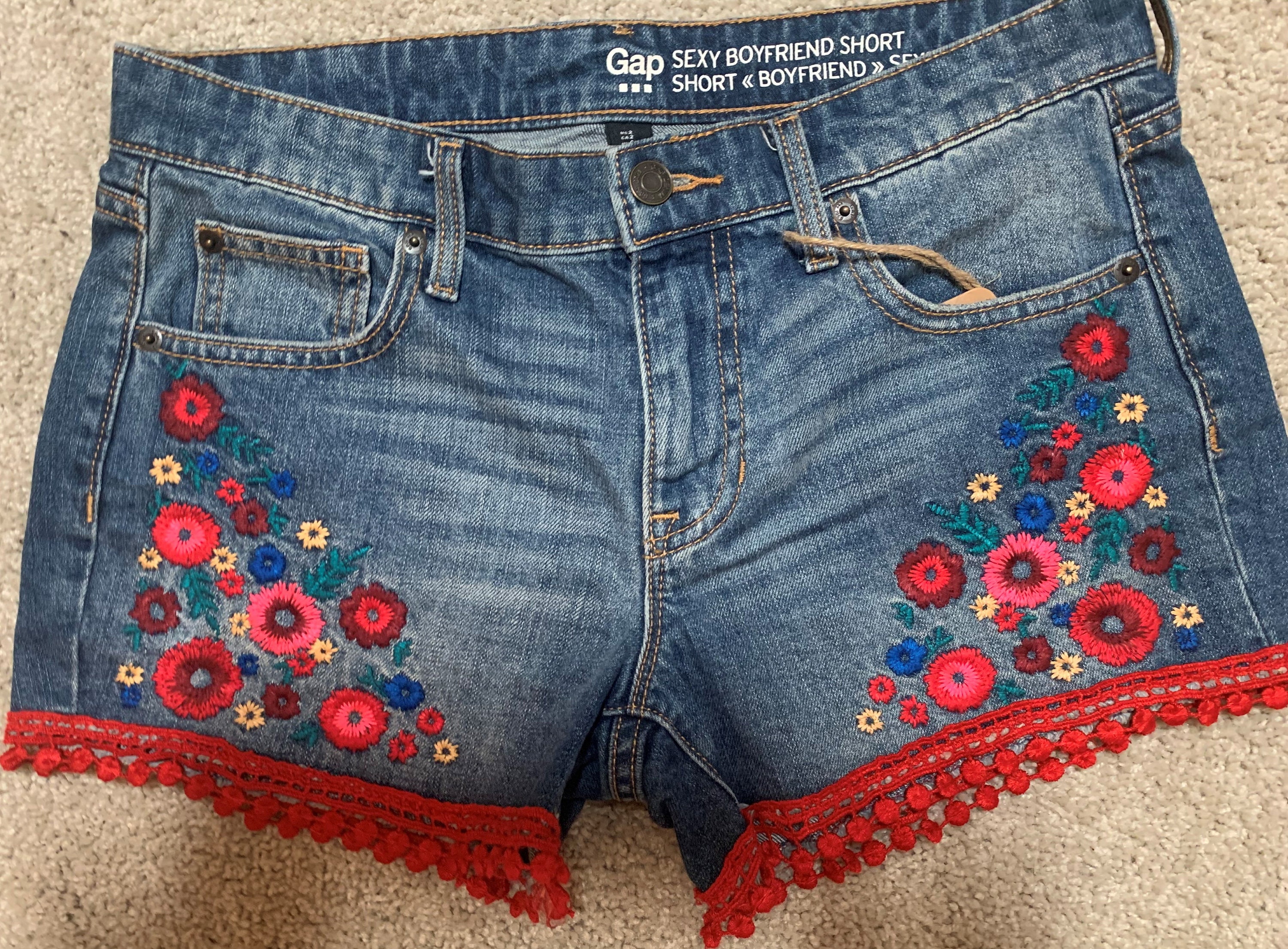Denim Booty Shorts for sale Only 3 left at 65