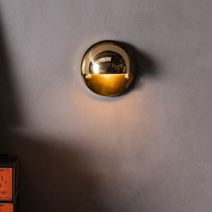 Vintage Half Circle Wall Light