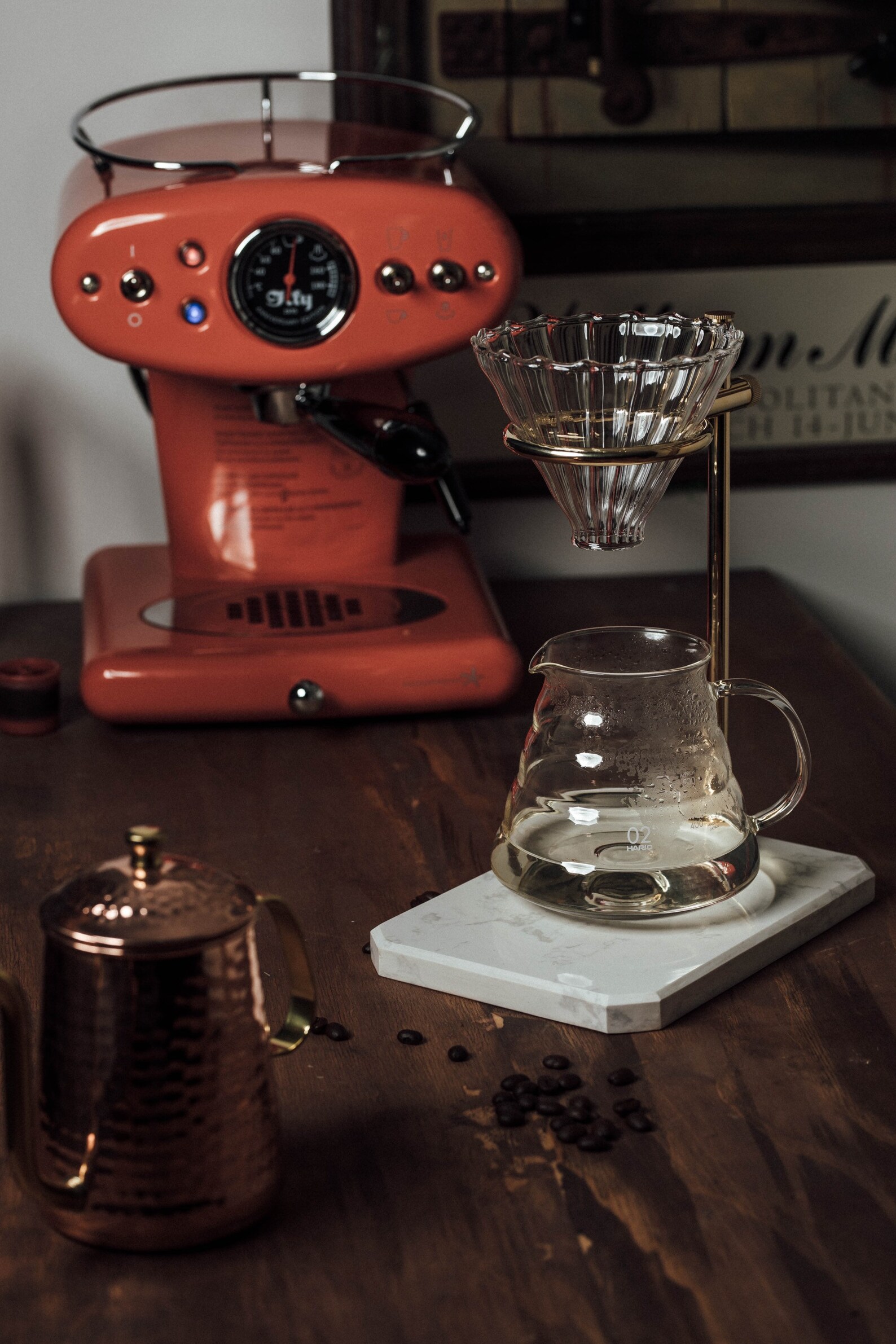 Vintage Marble Coffee Dripper Stand Etsy Canada