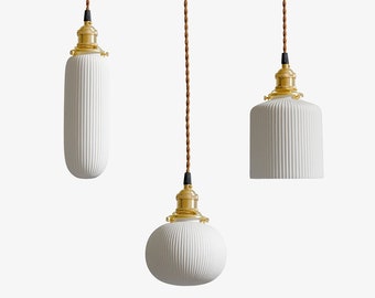 Ceramic Lantern Hanging Light