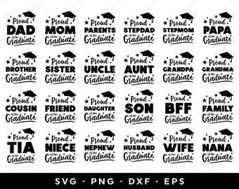 Download Clip Art Art Collectibles Family Of The Graduate Bundle Svg Mother Auntie Cousin Father Uncle Sister Brother Graduation Svg Grandpa Cricut Cut File Grandma
