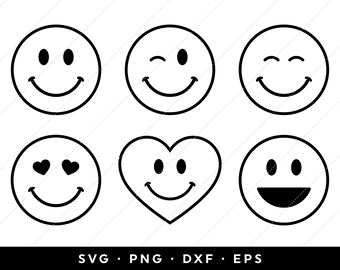 Download Free Smiley Face Svg Etsy SVG Cut Files