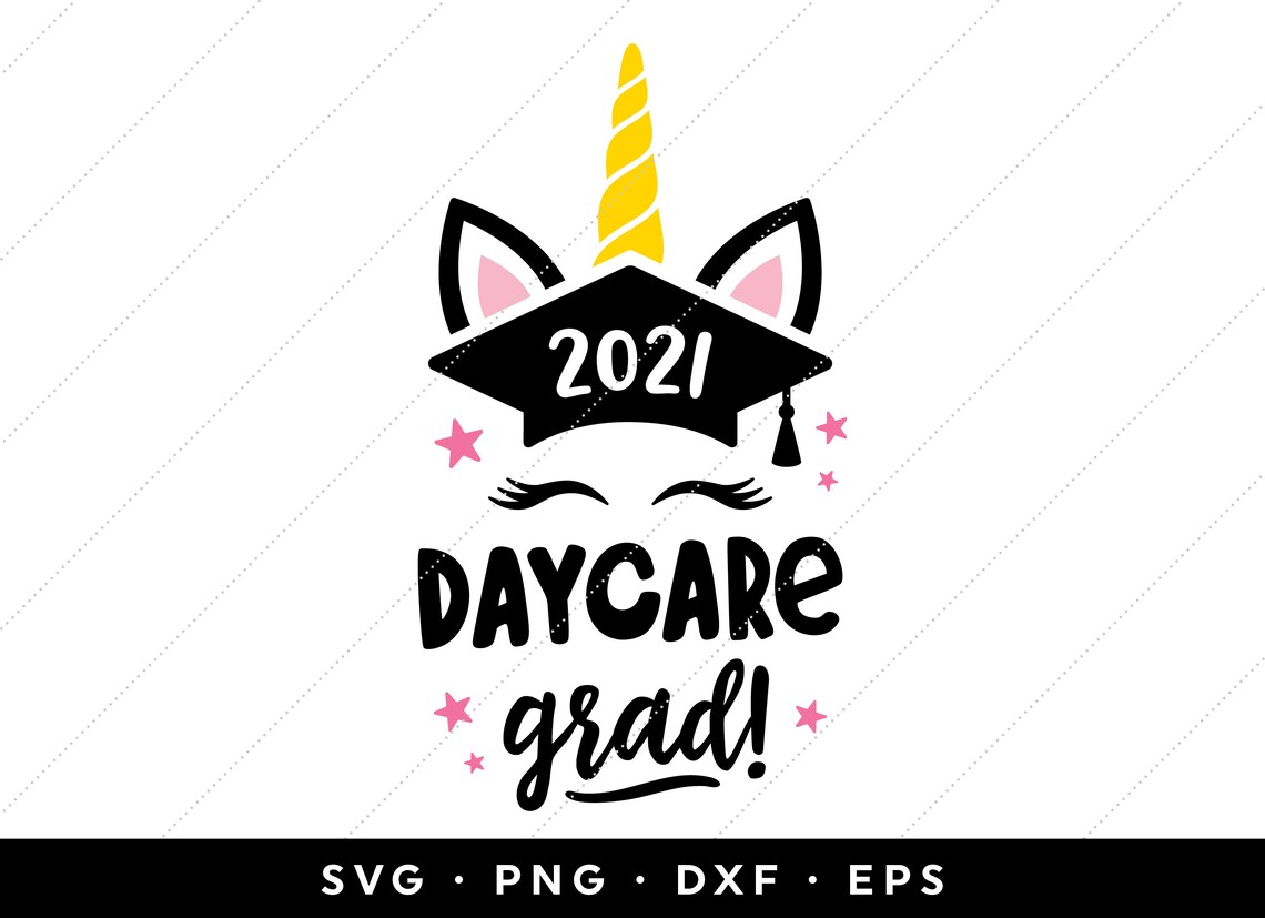 Download Daycare 2021 Unicorn Grad SVG Daycare Graduation SVG ...