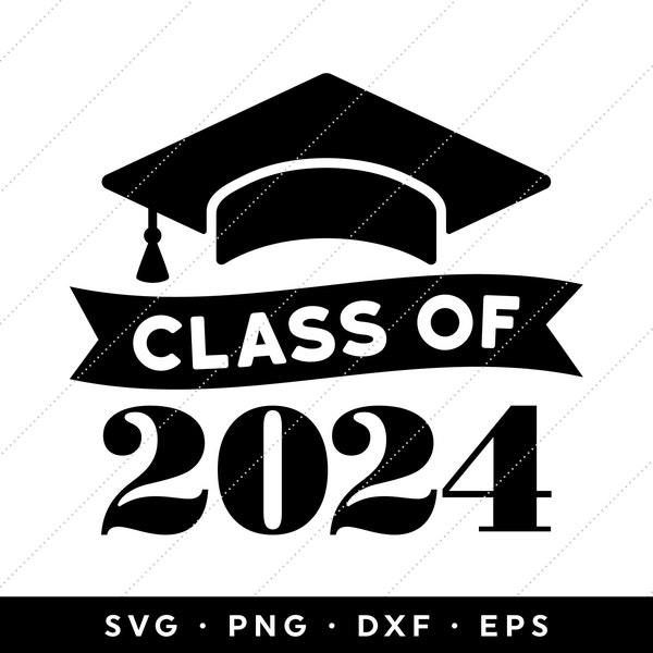 Class of 2024 SVG, Seniors 2024 SVG, Graduation 2024 SVG, 2024 Graduation Cap svg, svg files, clip art, cricut, silhouette, svg, png