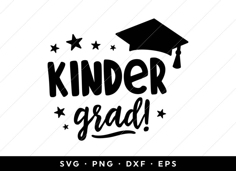 Download Kinder Grad Shirt SVG Kindergarten Graduation SVG Design | Etsy