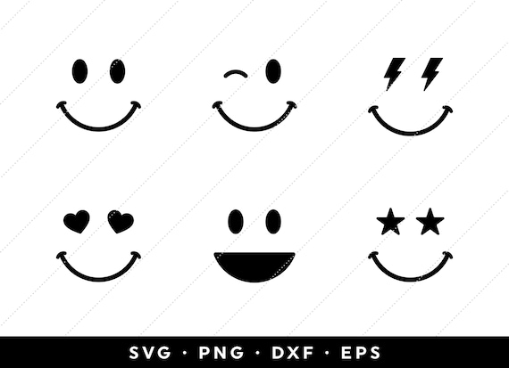 Download Happy Face Svg Bundle Smiley Face Svg Bundle Smile Svg Etsy