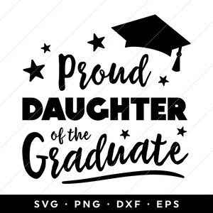 Fille fière du diplômé SVG, SVG de l'obtention du diplôme, conception de chemise de fin d'études, promotion 2024 SVG, clipart, cricut, svg, png, dxf, fichiers eps