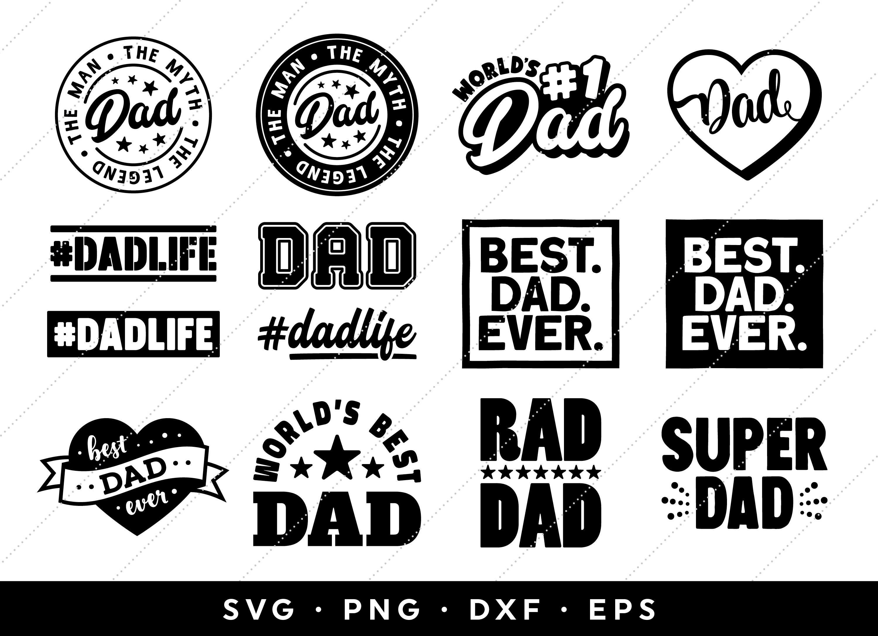 Download Fathers Day SVG Bundle Dad SVG Bundle Fathers Day 2021 SVG ...