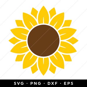 Download Rainbow Sunflower Svg Flower Svg Sunflower Svg Files Etsy