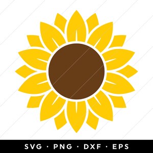 Download Rainbow Sunflower Svg Flower Svg Sunflower Svg Files Etsy