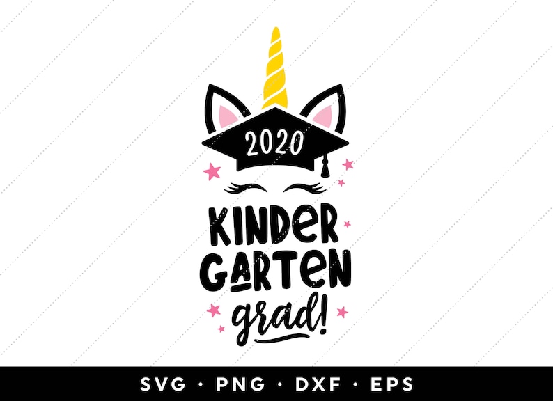 Download Kindergarten 2020 Unicorn Grad SVG Kindergarten Graduation ...