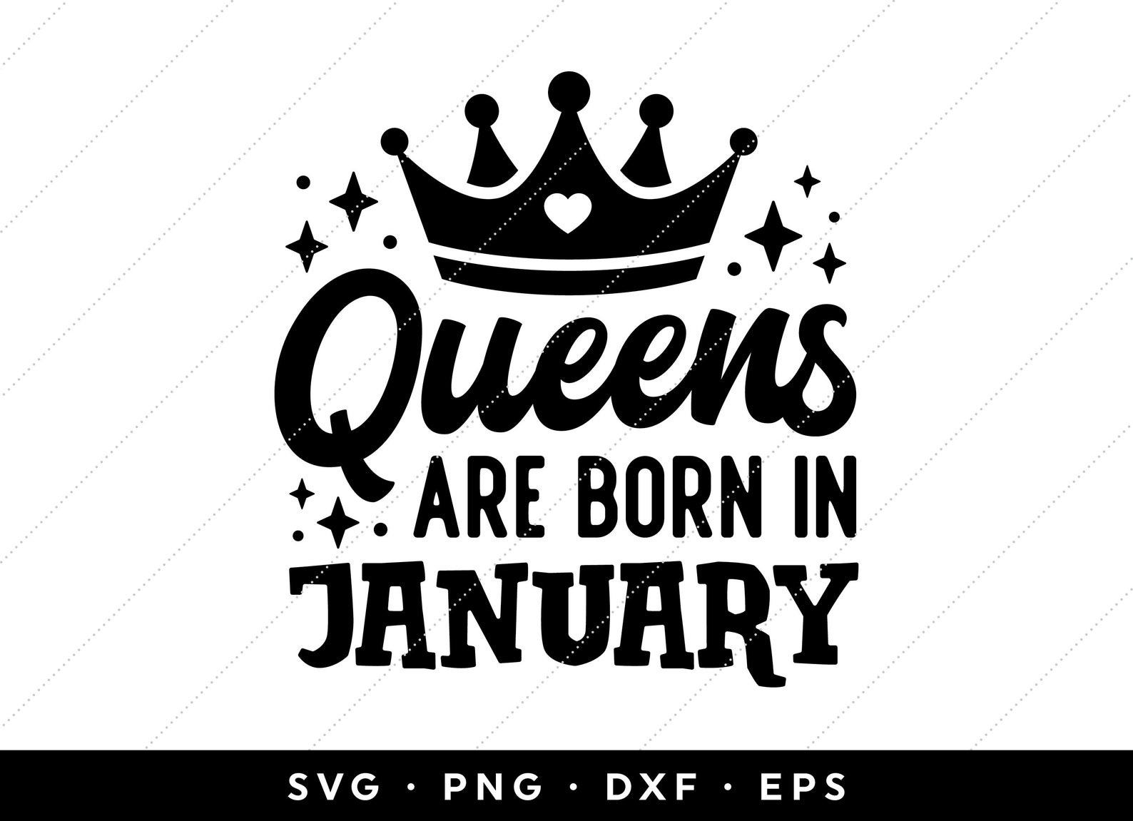 Download January Birthday SVG Queens are Born in January SVG Birthday | Etsy