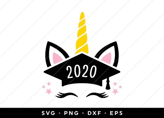 Download 2020 Unicorn Graduation Cap Svg Class Of 2020 Unicorn Grad Etsy PSD Mockup Templates