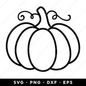 Puede incluir: Un dibujo en blanco y negro de una calabaza con un tallo y enredaderas rizadas.