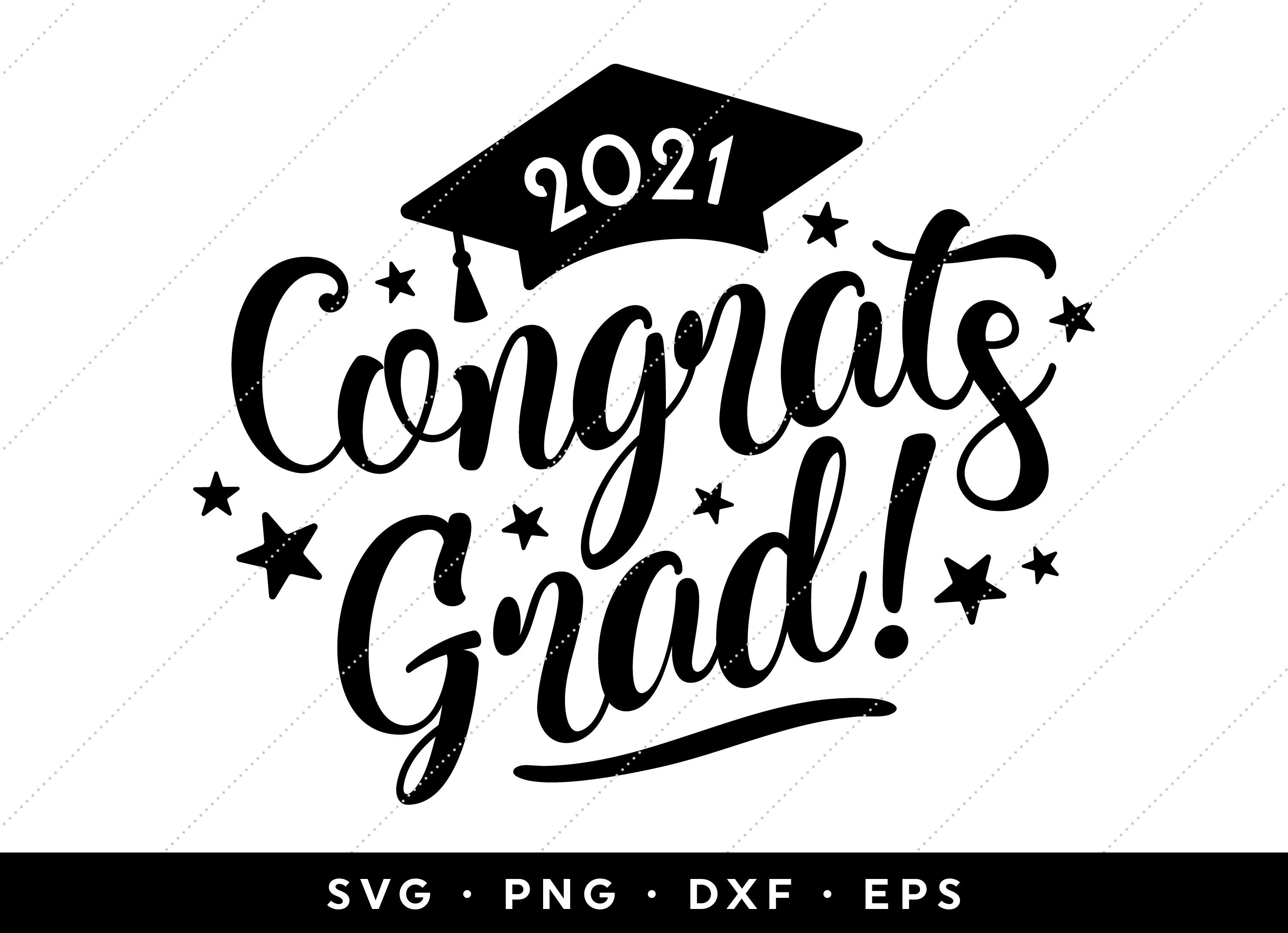 Congrats Grad SVG Class of 2021 SVG Graduation Shirt SVG Etsy