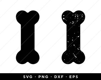 Hundeknochen SVG, Hundeknochen PNG, Hundeknochen Clipart, Hundeknochen Vorlage, sofortiger Download, Schneidedateien, Silhouette