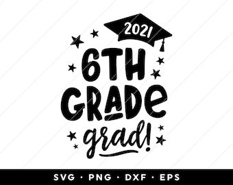 6th Grade Graduation Svg Etsy 6th Grade Graduation Svg Etsy
