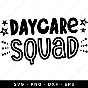 Kindergarten Squad SVG, Kindergarten Shirt SVG, Schulanfang SVG, Schulanfang Shirt svg, Erster Tag svg, geschnitten Datei, Clipart, Instant Download