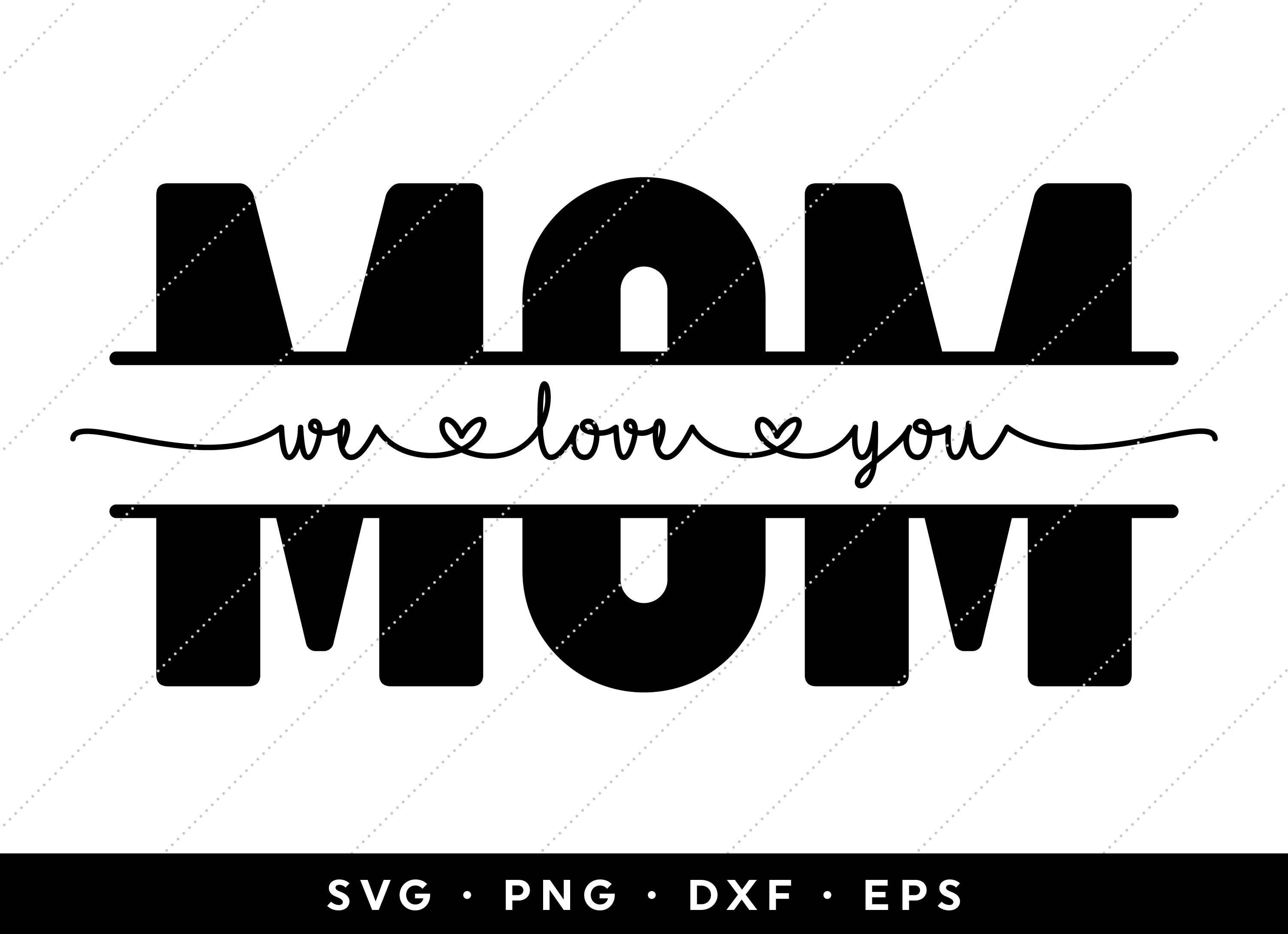 Download Mamá Split Monogram SVG Split Mom SVG Mamá Monograma SVG ...