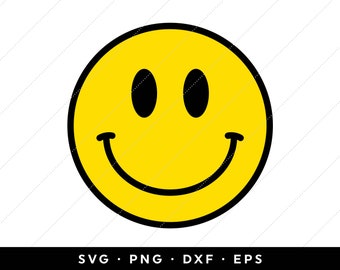 Smiley Face Clipart Etsy