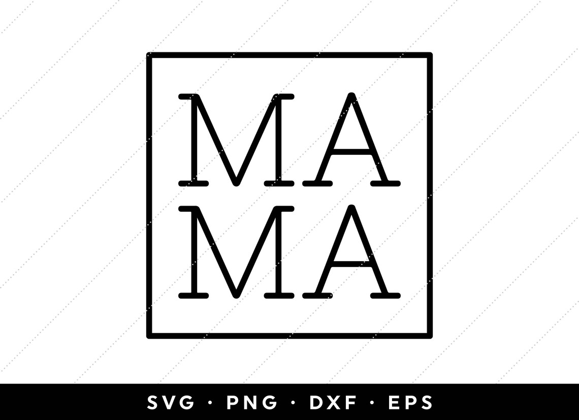 Mama and Mini SVG Mama and Me SVG Mommy and Me SVG New Mom Etsy