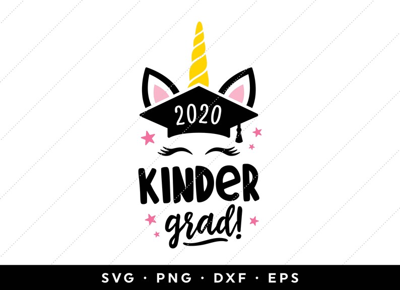 Download Kinder 2020 Unicorn Grad SVG Kindergarten Graduation Shirt ...