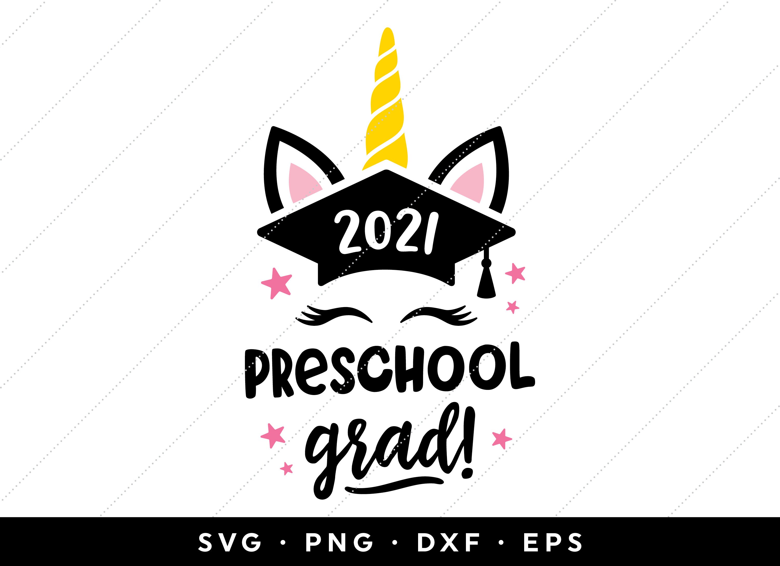 Download Preschool 2021 Unicorn Grad SVG Preschool Graduation Shirt | Etsy
