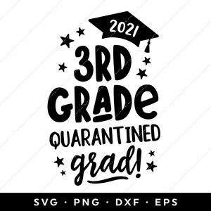 Download 5th Grade 2021 Quarantine Grad Svg Fifth Grade Graduation Etsy