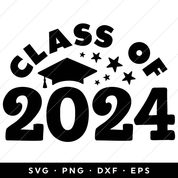Class of 2024 SVG, Seniors 2024 SVG, Graduation 2024 SVG, 2024 Graduation Cap svg, svg files, clip art, cricut, silhouette, svg, png