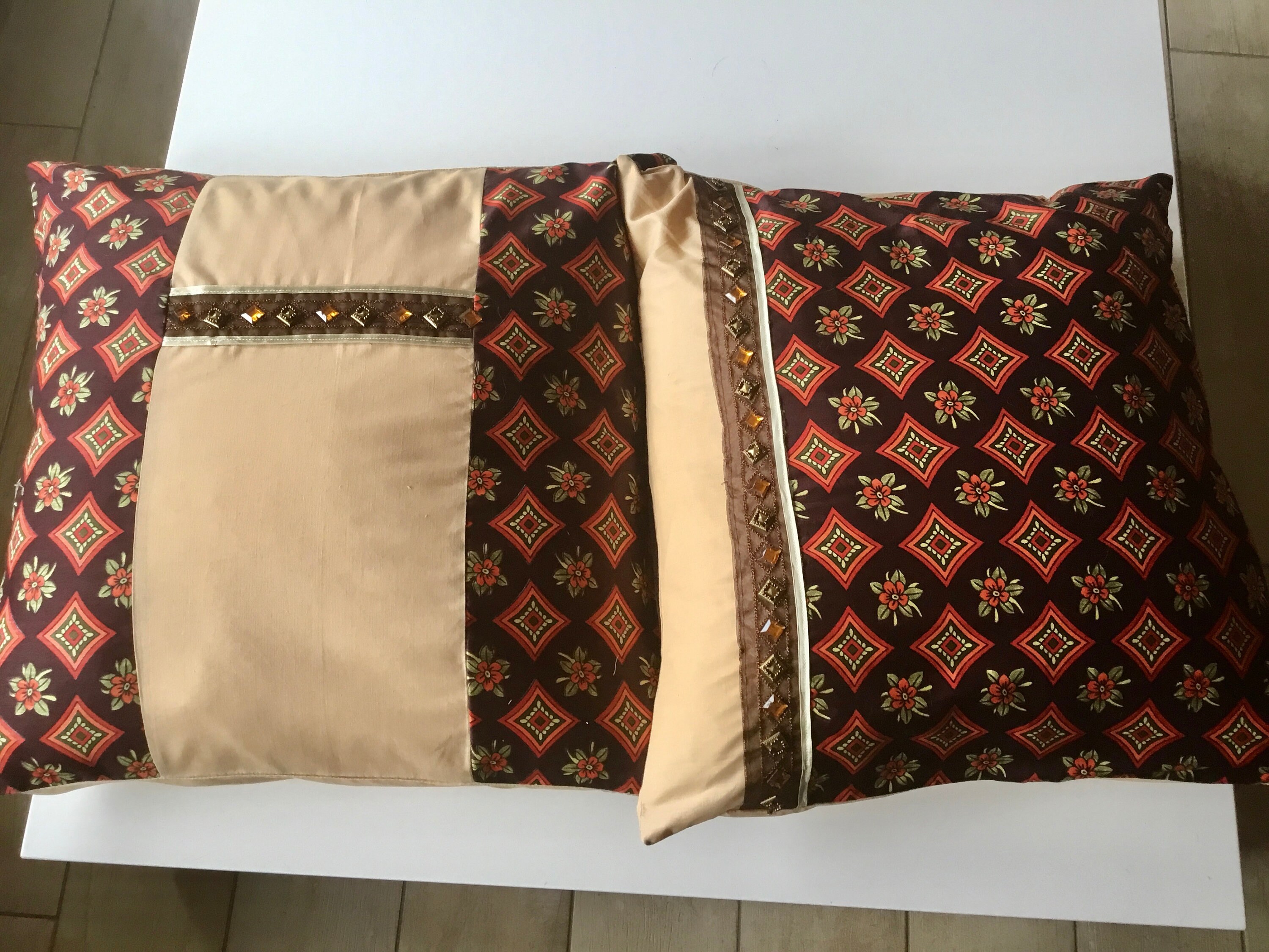 2 x Cushion covers cotton fits 50cm x 50cm cushion standard Etsy