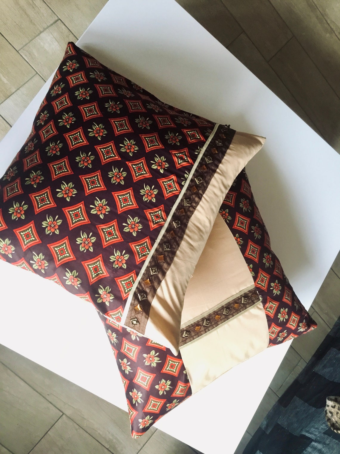 2 x Cushion covers cotton fits 50cm x 50cm cushion standard Etsy