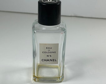 Vintage Chanel No 5 Eau de Cologne Bottle