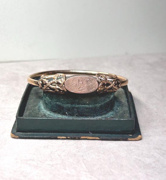 Vintage Monogram Bangle Bracelet - image 7