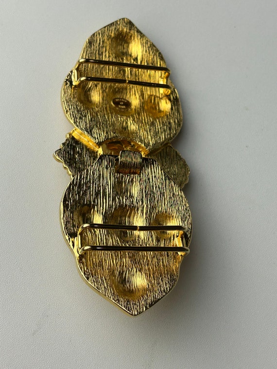 Vintage Alexis Kirk Gold Statement Belt Buckle - Etsy display picture 3