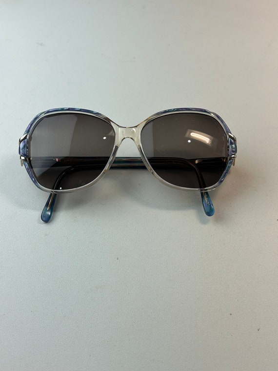 Vintage Elizabeth Arden Blue Sunglasses - image 9