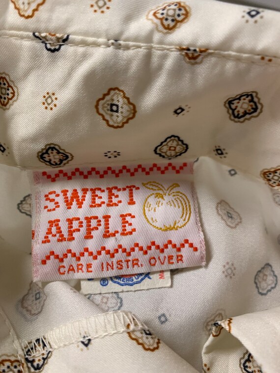 Vintage Sweet Apple Brand Blouse and Velvet Pants… - image 6