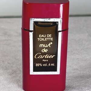 Vintage Must de Cartier Eau de Toilette .4 ml