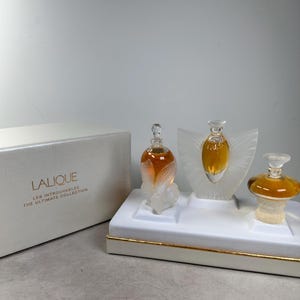 Lalique Miniature Perfume Set - Etsy