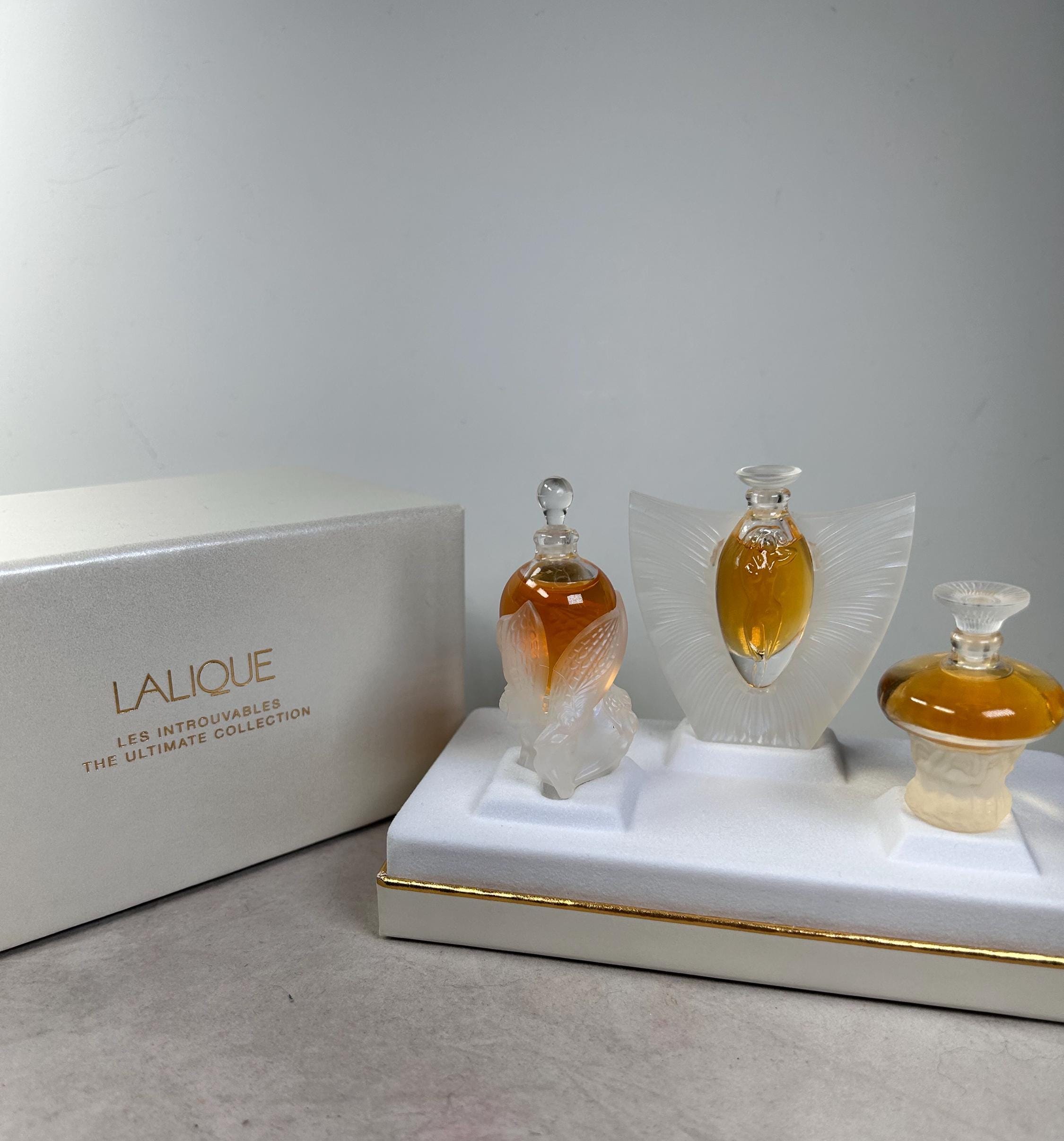 Lalique Miniature Perfume Set - Etsy