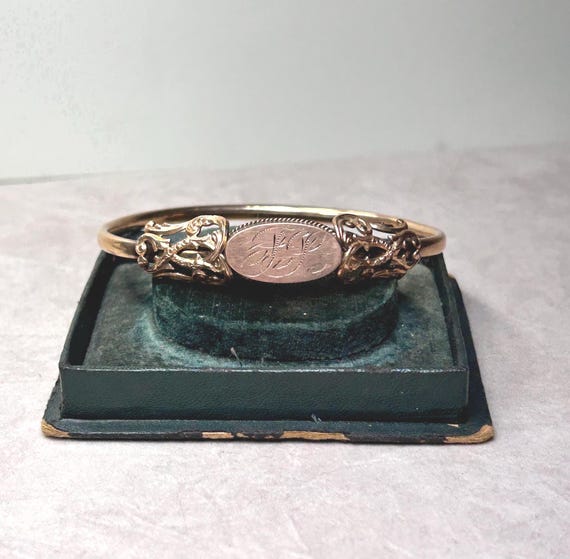 Vintage Monogram Bangle Bracelet - image 1