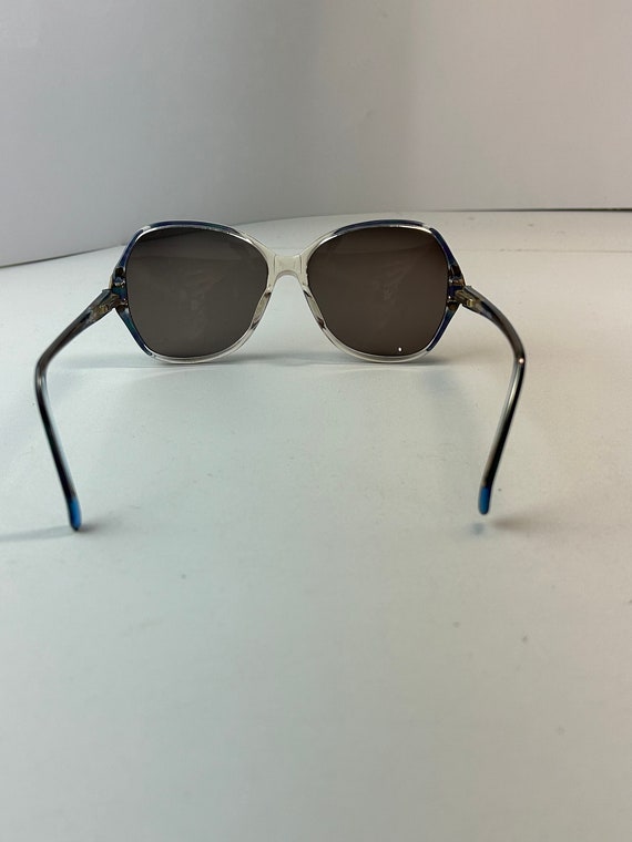 Vintage Elizabeth Arden Blue Sunglasses - image 6