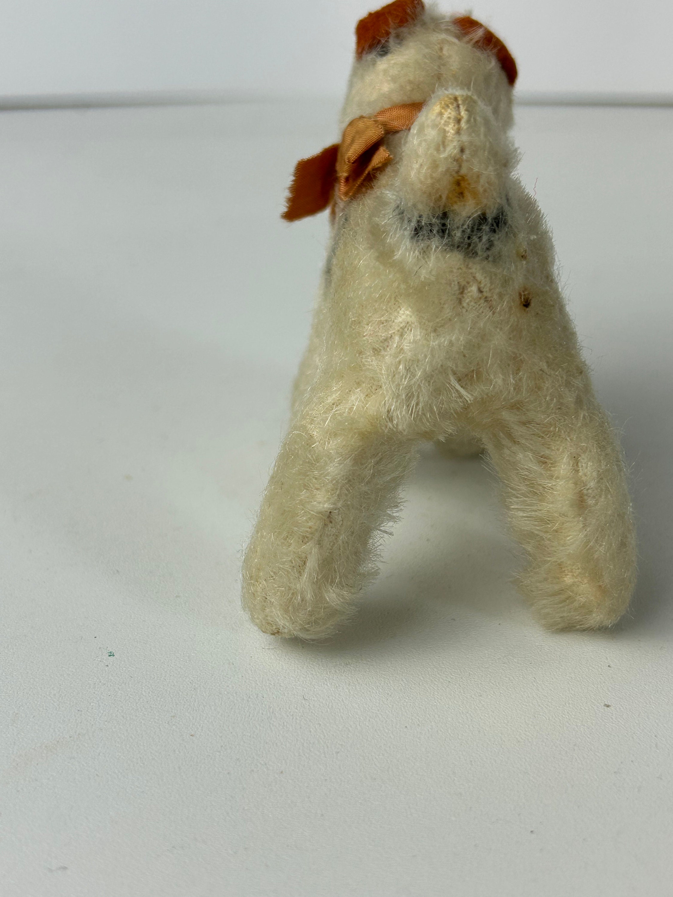Vintage Steiff 'foxy' Spotted White Fox Terrier Dog 1950s - Etsy