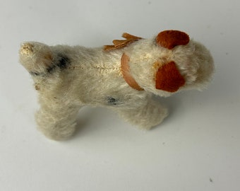 Vintage Steiff 'foxy' Spotted White Fox Terrier Dog 1950s - Etsy
