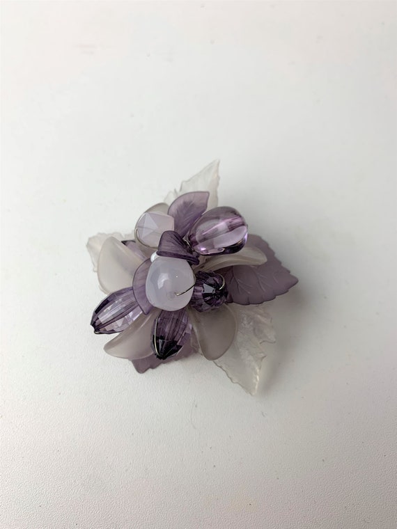 Vintage Purple West Germany Purple Brooch