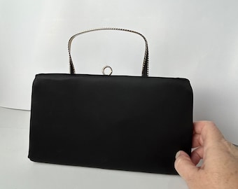 Vintage Ande Black Top Handle Handbag